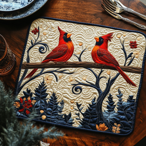 Cardinal Sanctuary Quilted Placemat NCU0DV1546