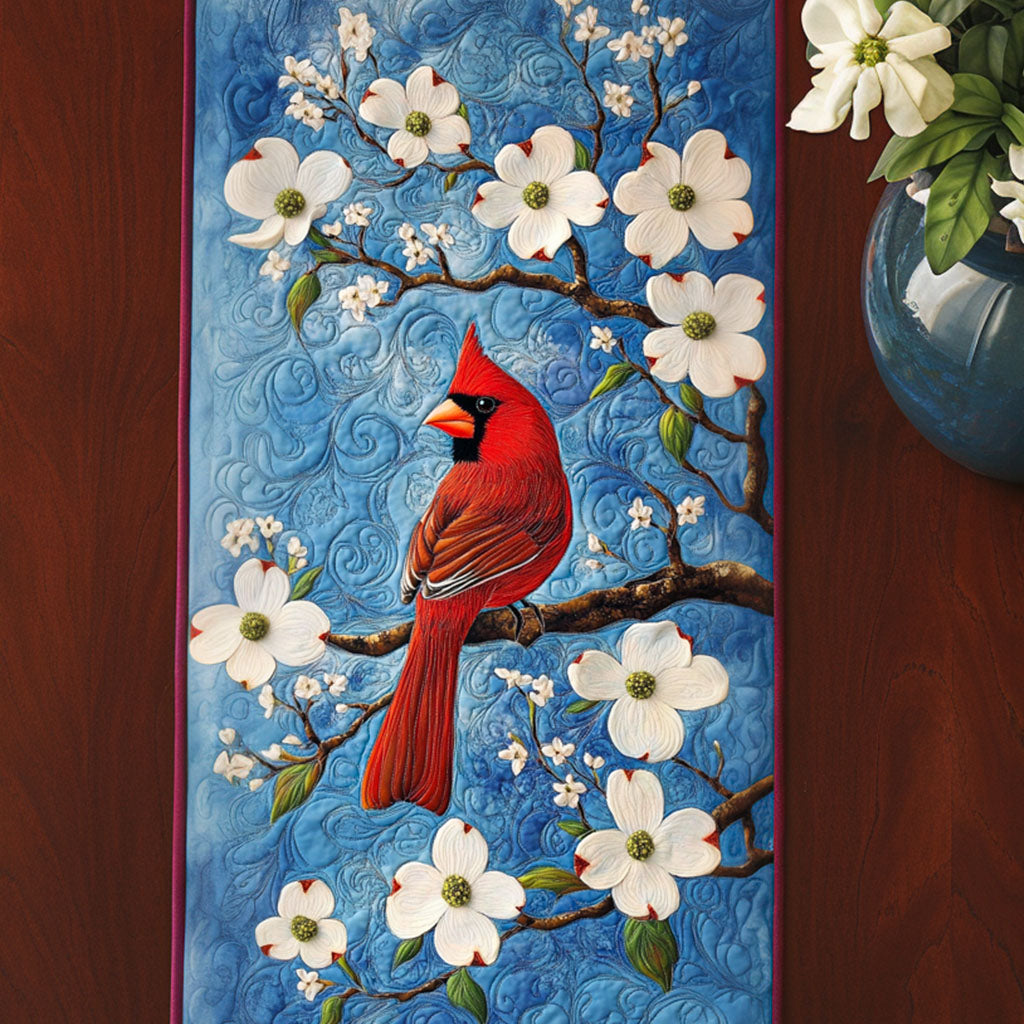 Cardinal Serenade Quilted Table Runner NCU0NT6431