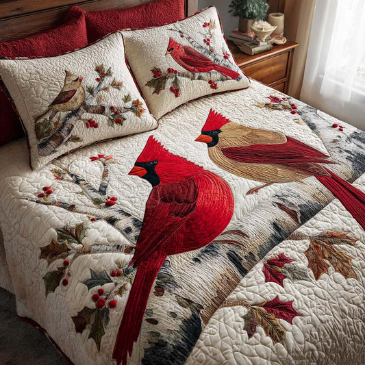 Cardinal Serenity 3-Piece Quilted Bedding Set NCU0NT10438