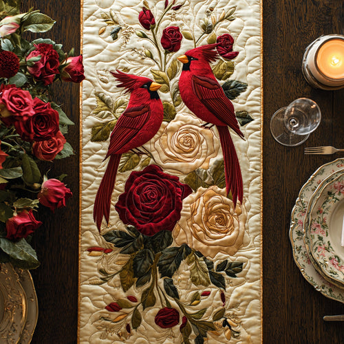 Cardinal Serenity Quilted Table Runner NCU0DV6787