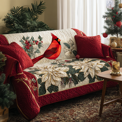 Cardinal Song Quilted Sofa Cover NCU0DK11108