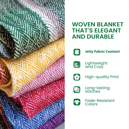 The Trunk Journey Woven Sofa Blanket NCU0PT7316