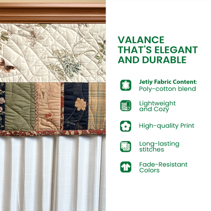 Velvet Flutter Quilted Valance NCU0DK5038