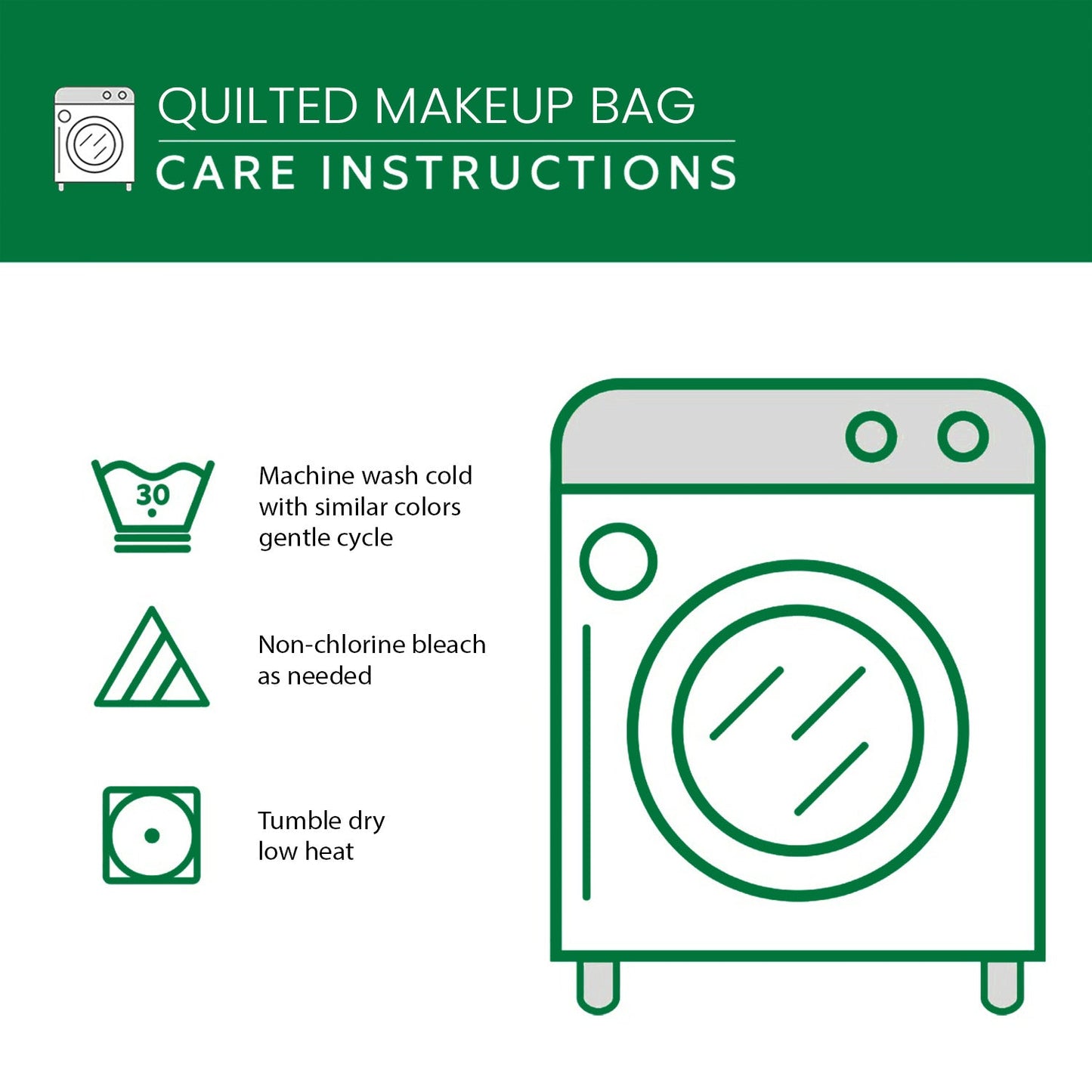 Morning Bloom Quilted Makeup Bag NCU0PT9257