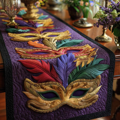 Carnival Charm Quilted Table Runner NCU0NT11594
