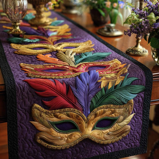 Carnival Charm Quilted Table Runner NCU0NT11594