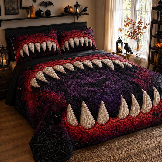 Carnival Nightmare 3-Piece Quilted Bedding Set NCU0DV9913