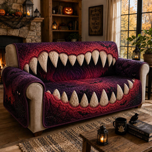 Carnival Nightmare Quilted Sofa Cover NCU0DV9784