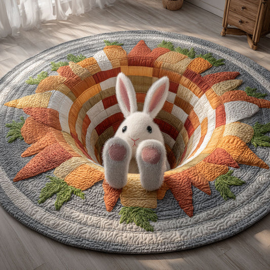 Carrot Garden Portal Quilted Round Mat NCU0PT11494