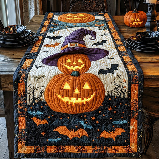 Carved Glow Quilted Table Runner NCU0DV7162
