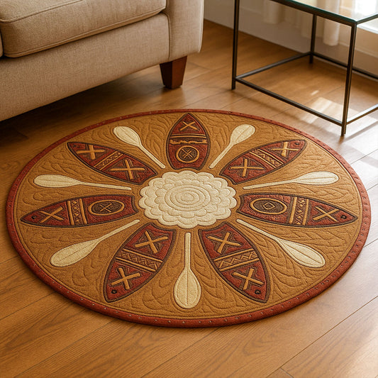 Cascade Glide Quilted Round Mat NCU0PT7117