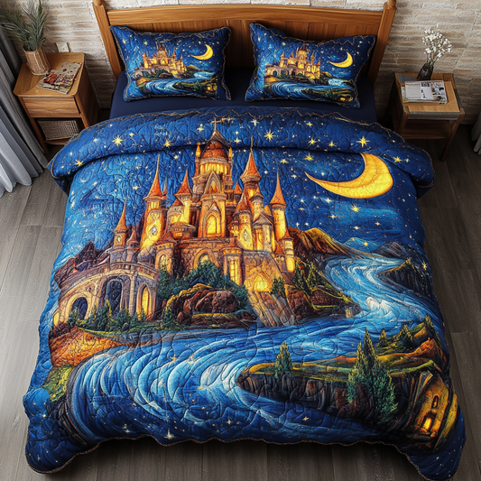 Castle Dream 3-Piece Quilted Bedding Set NCU0DK7871