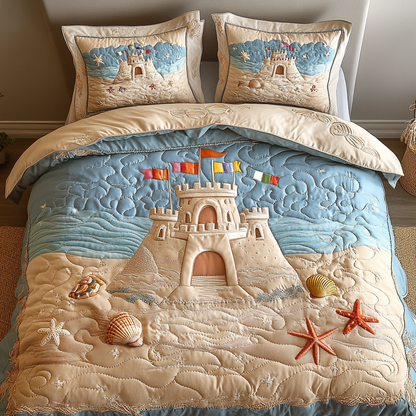 Castle Shores 3-Piece Quilted Bedding Set NCU0DK7537