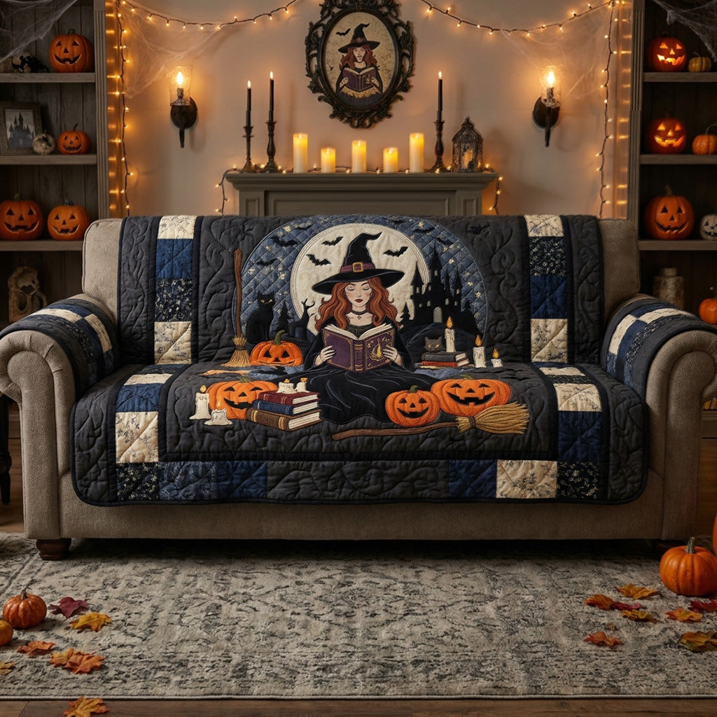 Castle of Shadows Quilted Sofa Cover NCU0PT11809