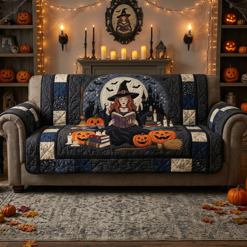 Castle of Shadows Quilted Sofa Cover NCU0PT11809