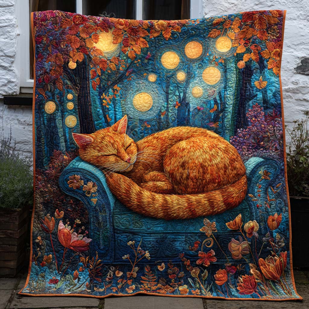 Cat Magic Quilted Blanket NCU0NT9206