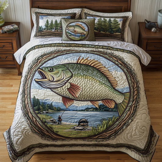 Catch Dream 3-Piece Quilted Bedding Set NCU0VH4490