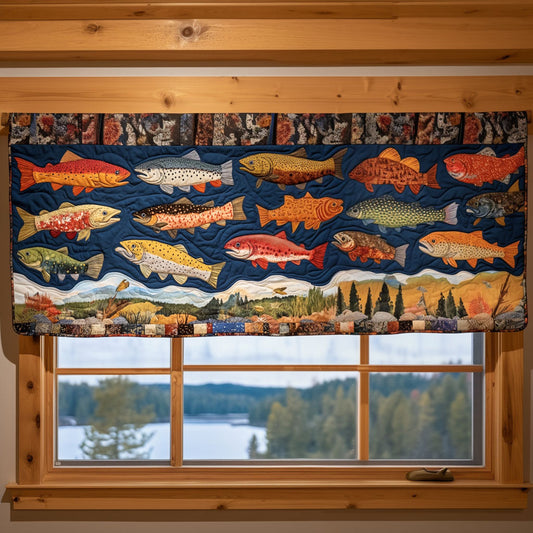 Catch of the Day Quilted Valance NCU0PT4539