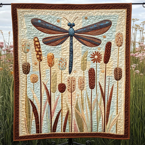 Cattail Breeze Quilted Blanket NCU0PT6497