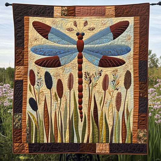Cattail Dream Quilted Blanket NCU0PT6498