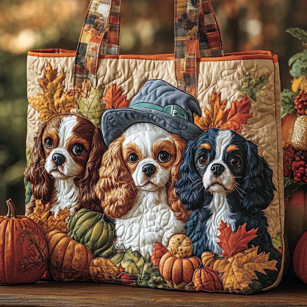 Cavalier Harvest Trio Quilted Tote Bag NCU0XD1166