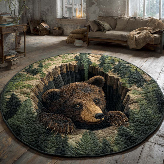 Cave Dream Quilted Round Mat NCU0XD1075