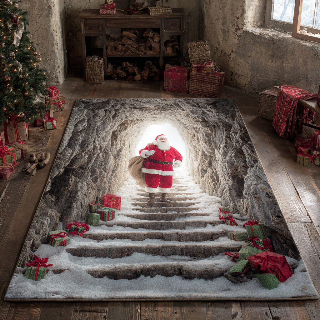Cave Santa Claus Area Rug NCU0HH1255