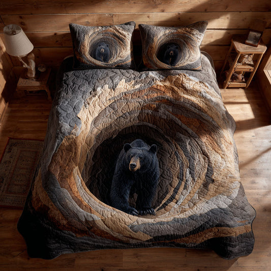 Cave Spirit 3-Piece Quilted Bedding Set NCU0TV1156