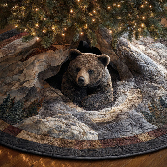 Cave Watcher Christmas Quilted Tree Skirt NCU0TV773