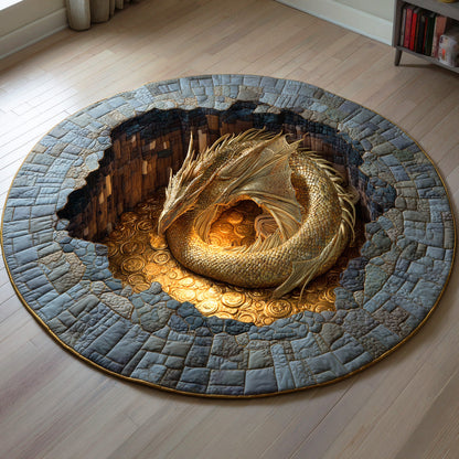 Cavern Flame Lord Quilted Round Mat NCU0TD1013