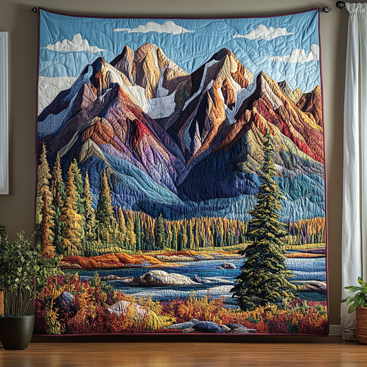 Cedar Calm Quilted Blanket NCU0DV5697