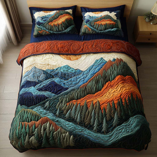 Cedar Ridge 3-Piece Quilted Bedding Set NCU0NT7630