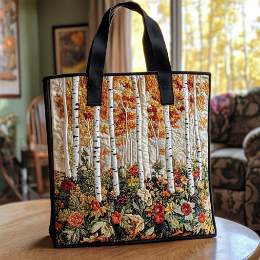 Cedar Song Quilted Tote Bag NCU0DV6733