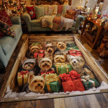 Celebration Yorkie Area Rug NCU0HH1443