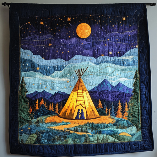 Celestial Campfire Quilted Blanket NCU0DK5065