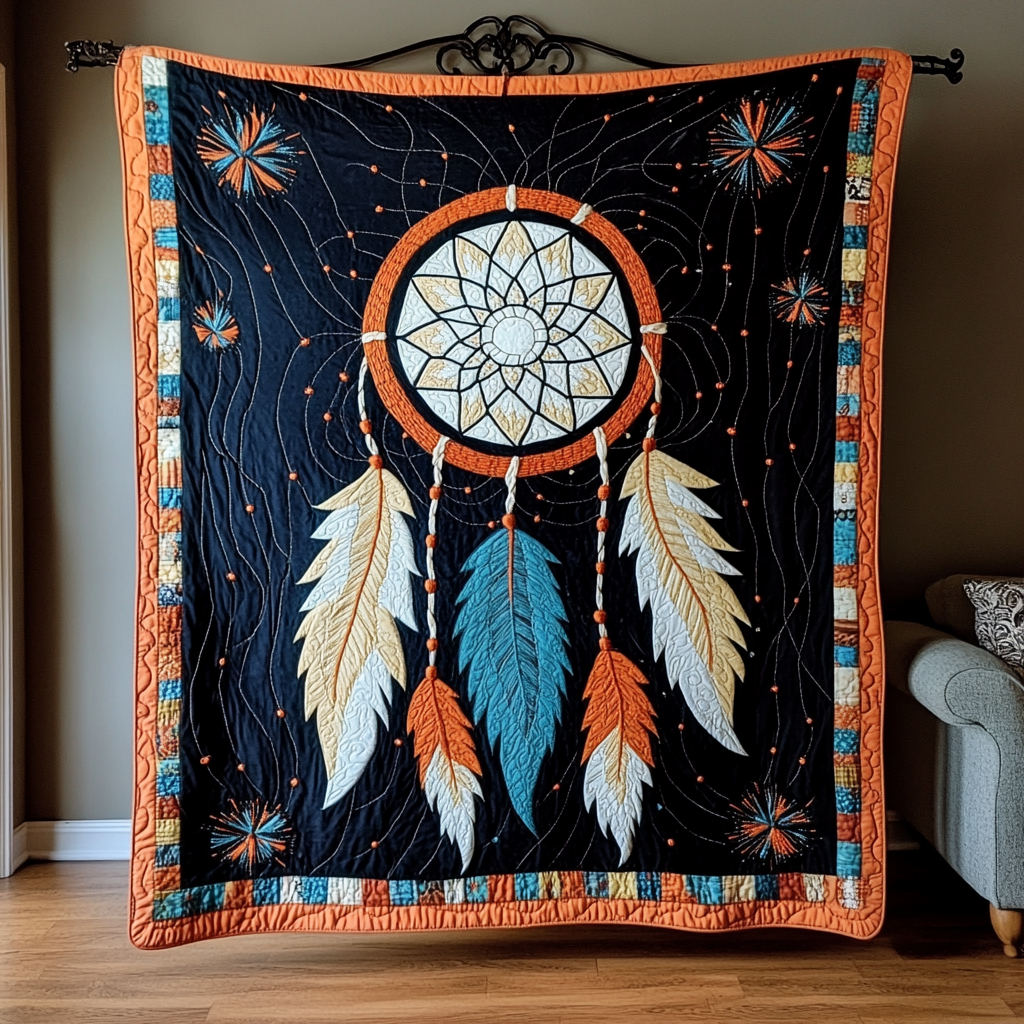 Celestial Catcher Quilted Blanket NCU0DK4948