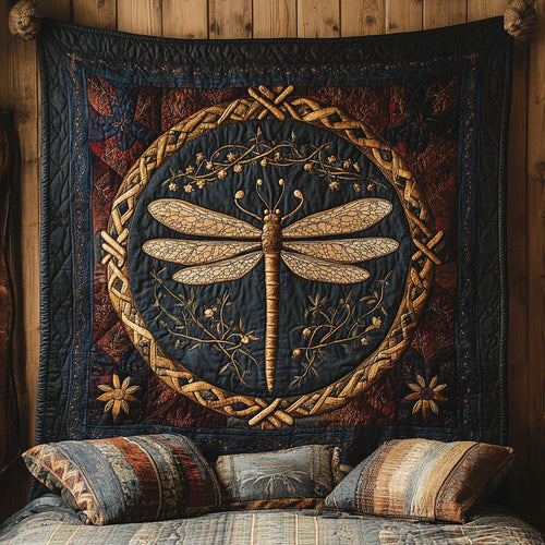 Celestial Dragonfly Quilted Blanket NCU0PT3222