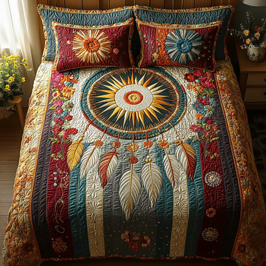 Celestial Dreams 3-Piece Quilted Bedding Set NCU0DV3436