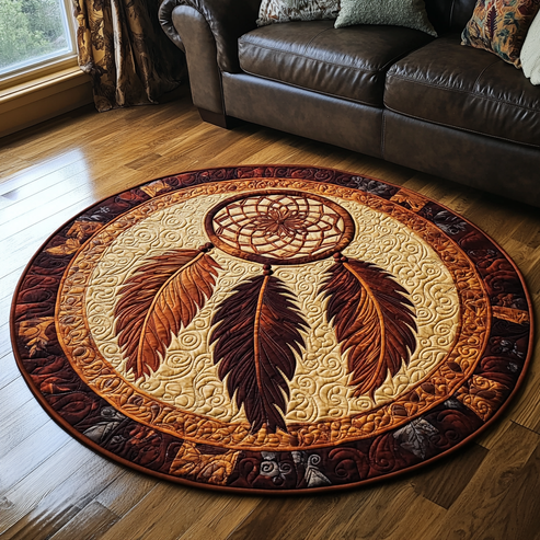 Native Spirit Path WN2008079CL Quilted Round Mat main image 0