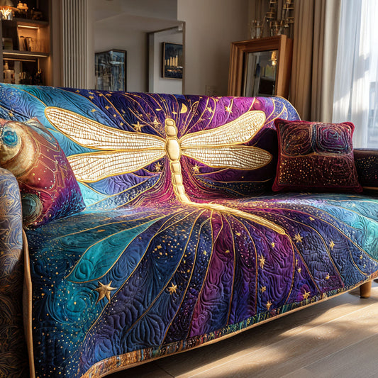 Celestial Drift Quilted Sofa Cover NCU0TV777