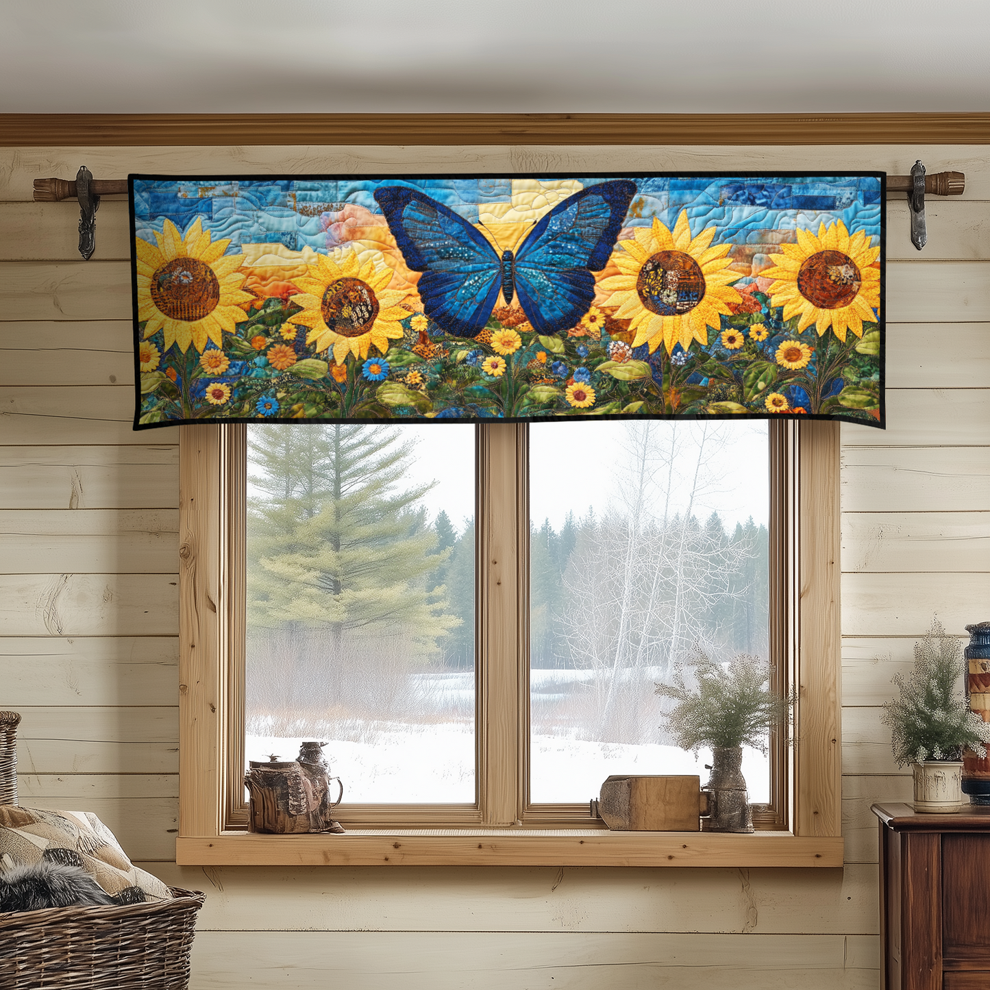 Celestial Flutter Quilted Valance NCU0DK5041