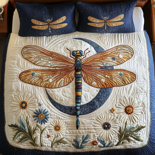 Celestial Glow 3-Piece Quilted Bedding Set NCU0NT4574