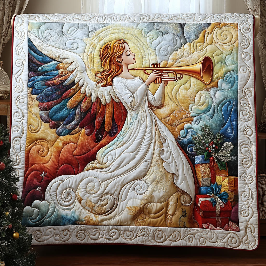 Celestial Herald Quilted Blanket NCU0TL2141