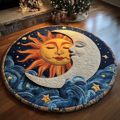 Celestial Kiss Quilted Round Mat NCU0TH3326