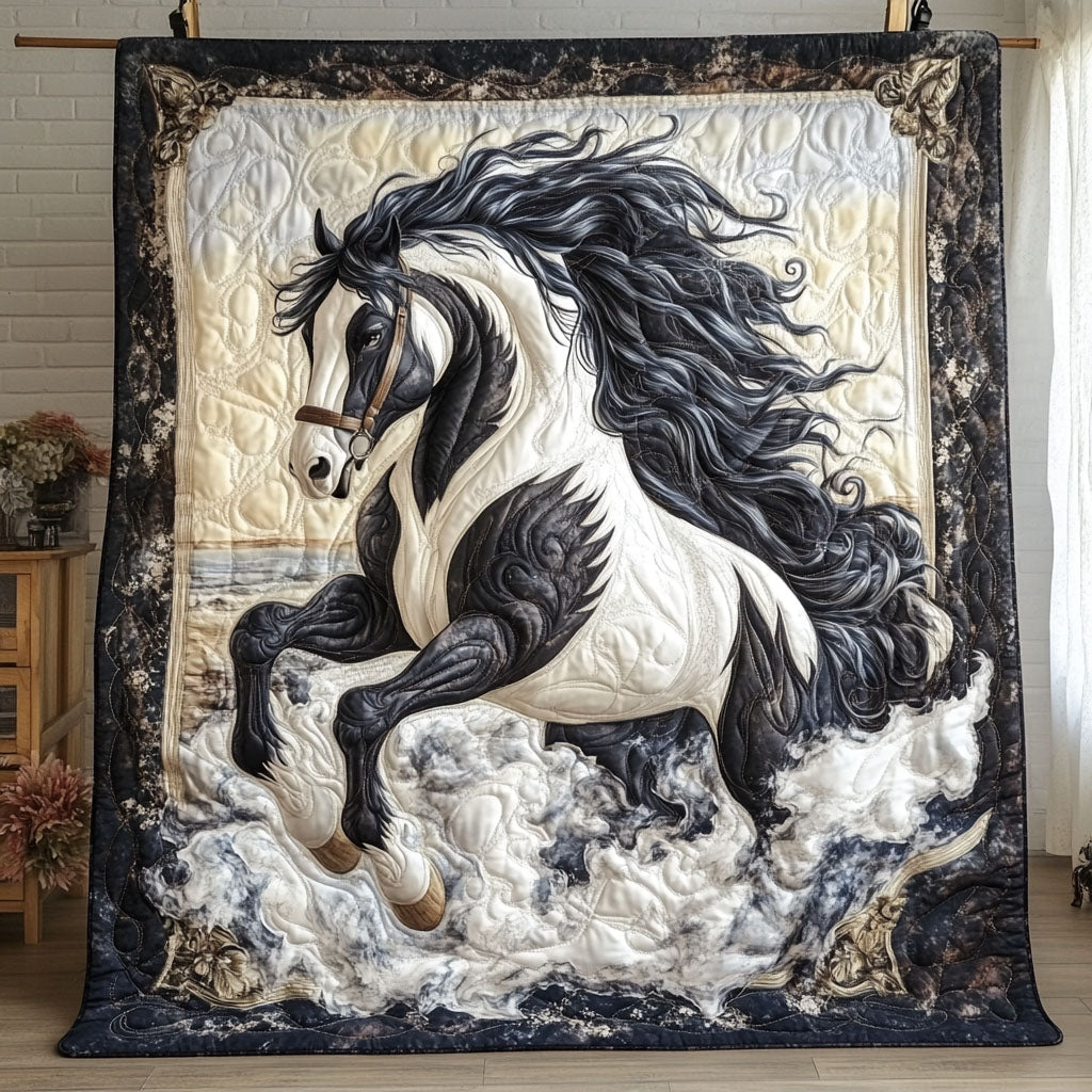 Celestial Mustang Quilted Blanket NCU0PT4361