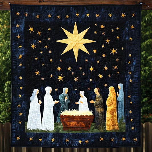 Celestial Nativity Quilted Blanket NCU0NT1419