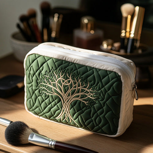 Celestial Roots Quilted Makeup Bag NCU0DV7893
