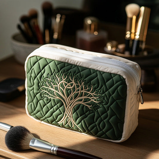 Celestial Roots Quilted Makeup Bag NCU0DV7893