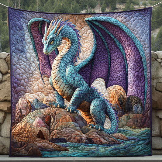 Celestial Serpent Quilted Blanket NCU0DV3548