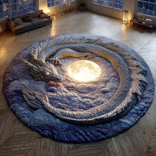 Celestial Soar Quilted Round Mat NCU0TD1016